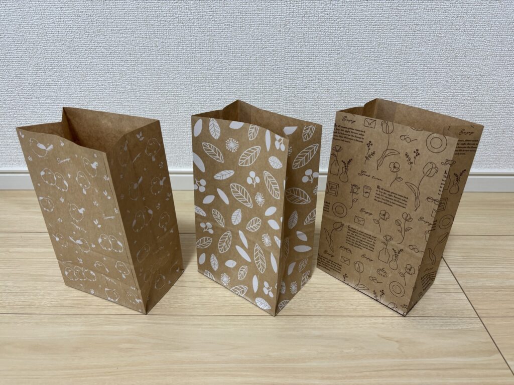 セリアの水切りゴミ袋三種類